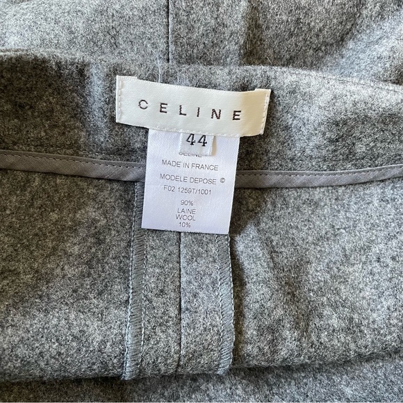 Celine skirt paris wool cashmere captain jewel button NWOT - Picture 4 of 4